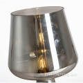 Weinglasform Zement Basis Glas Tischlampe